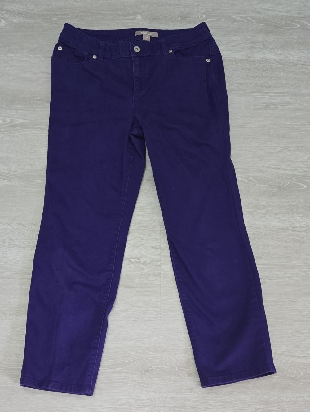 ❤️❤️❤️Chico's Straight Leg Jeans - Deep Purple
